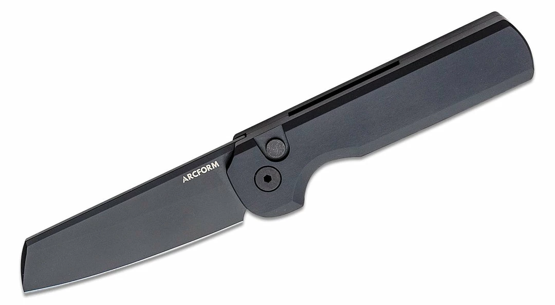 Darcform Slimfoot Auto Black Alum 3.1" 154CM Black Bade (USA) Arcform Knives