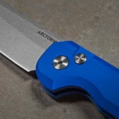 Arcform Blue Slimfoot ARC-061 Auto Knife Stonewash 3.1