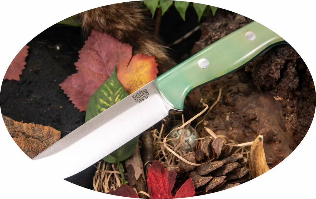 BARK RIVER KNIVES Bark River Bravo 1.25 LT Knife CPM 3V Rampless Jade G-10 (USA)