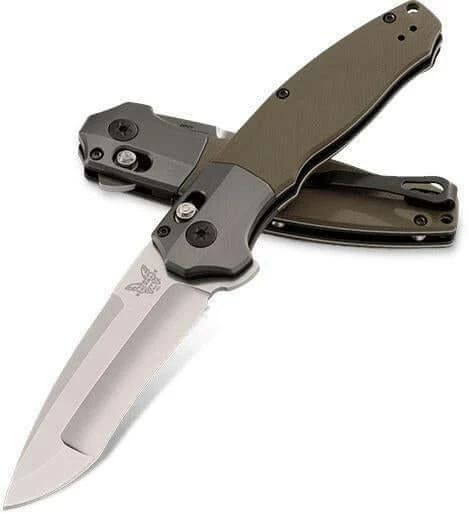 Benchmade 496 Vector Knife OD Green G-10 (3.6" Satin)