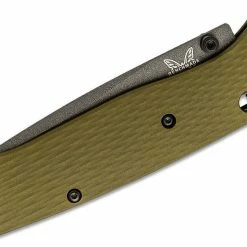 Benchmade 537GY-1 Bailout Knife Green Aluminum Knife 3.4