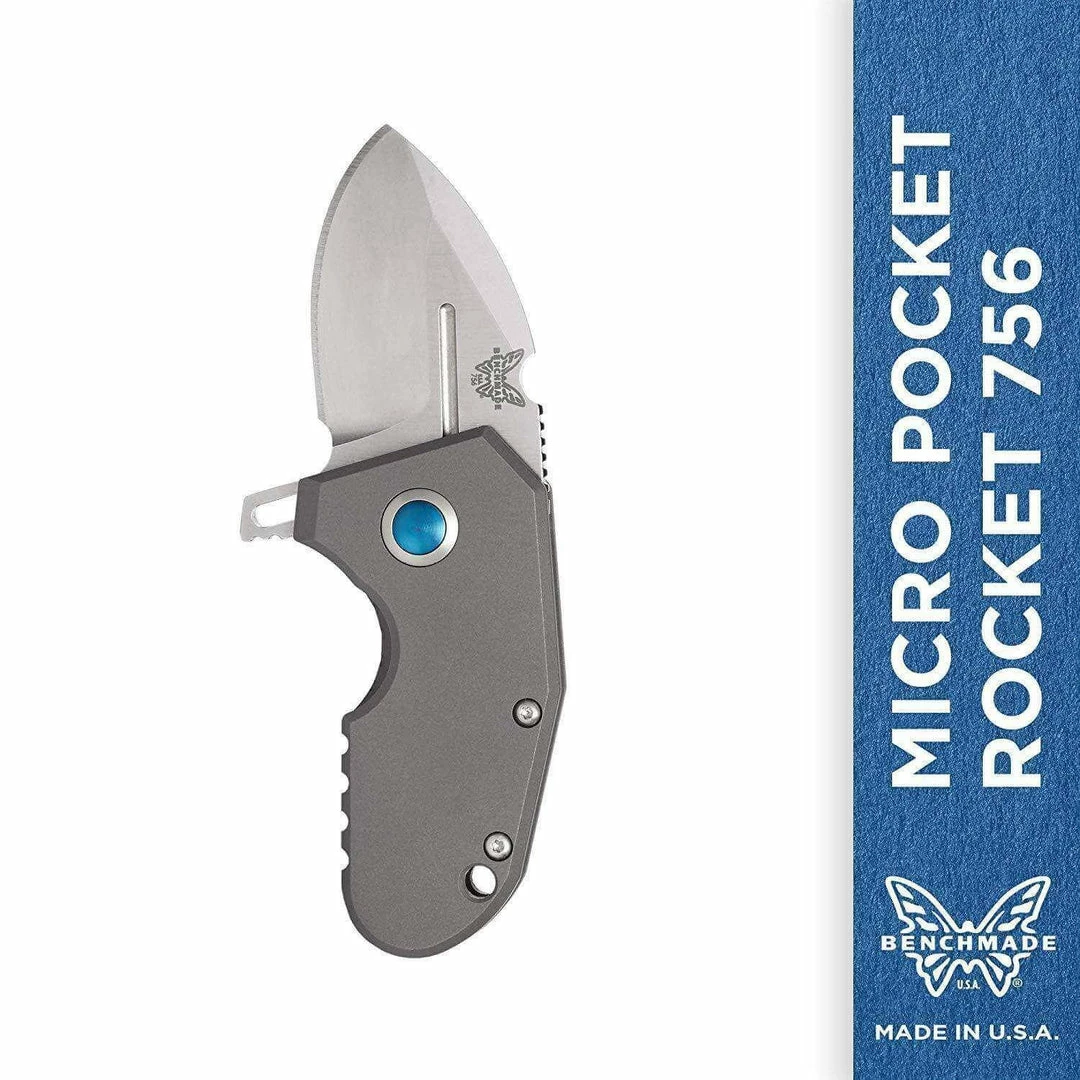 Benchmade 756 Micro Pocket Rocket Knife Titanium MPR