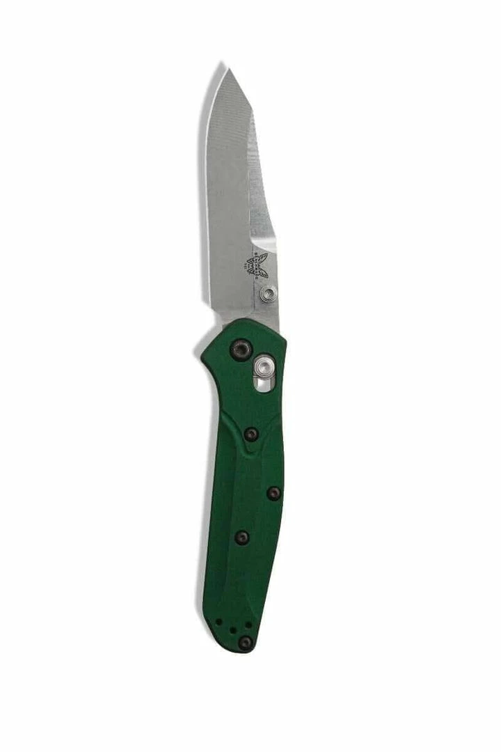 Benchmade 945 Mini Osborne Knife Plain / Reverse Tanto / Green (USA)