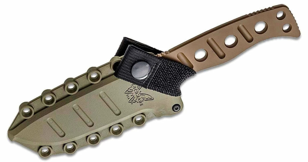 Benchmade Adamas Fixed Blade Knife 4.2" CruWear FDE