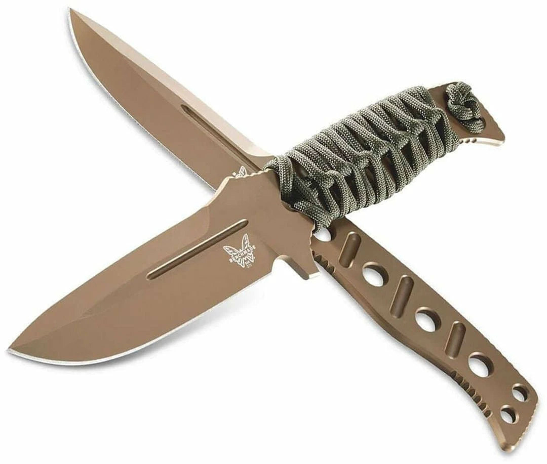 Benchmade Adamas Fixed Blade Knife 4.2" CruWear FDE