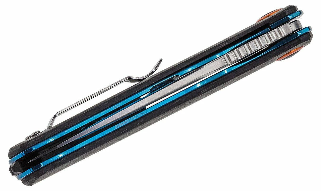 Boker 01BO319 Nebula Flipper Knife 3.62" D2 Carbon Fiber