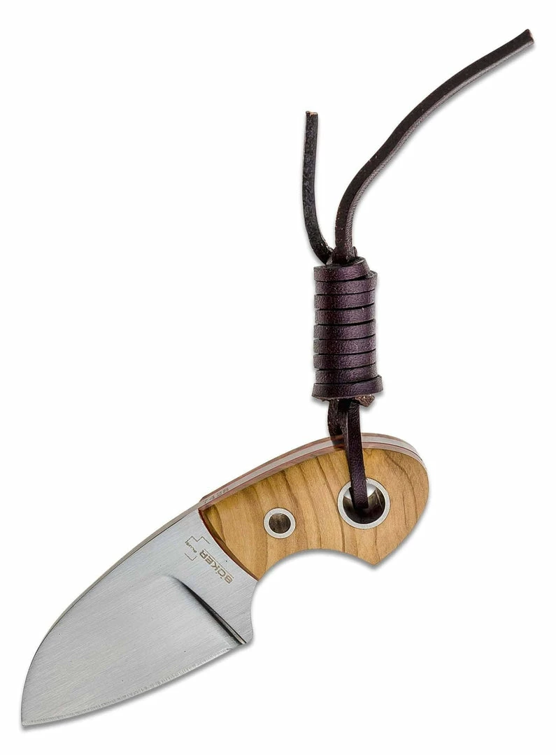 Boker 02BO238 Vox Knives Gnome Fixed 2.2" Olive Wood