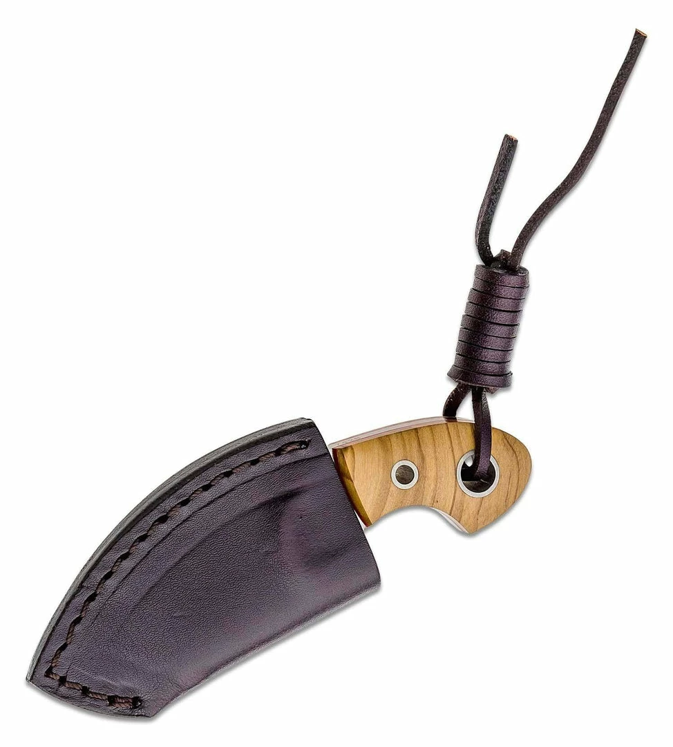 Boker 02BO238 Vox Knives Gnome Fixed 2.2" Olive Wood