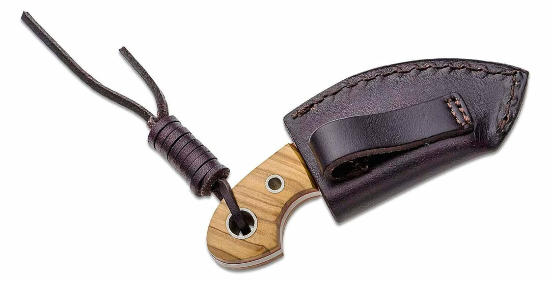 Boker 02BO238 Vox Knives Gnome Fixed 2.2" Olive Wood