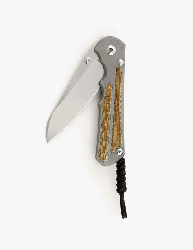 CHRIS REEVE KNIVES Chris Reeves Large Inkosi Natural Canvas Micarta