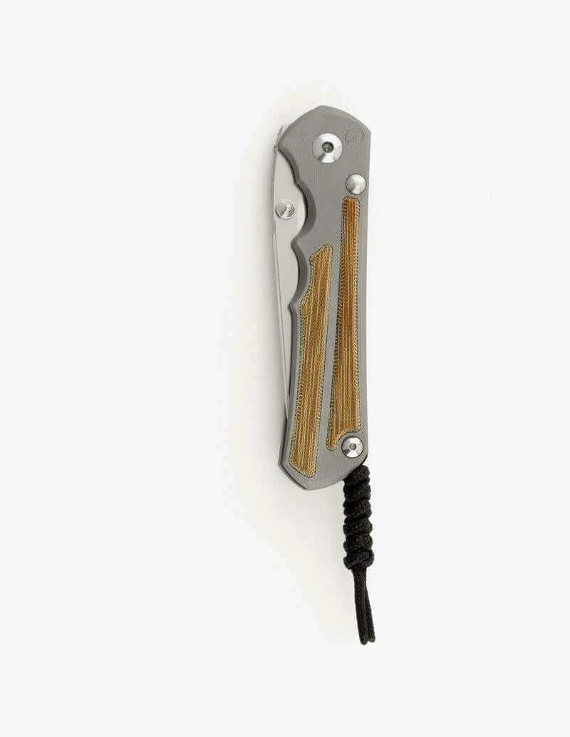 CHRIS REEVE KNIVES Chris Reeves Large Inkosi Natural Canvas Micarta