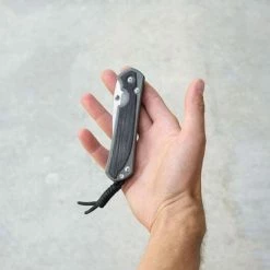 CHRIS REEVE KNIVES Chris Reeves Small Sebenza 31 Black Canvas Micarta