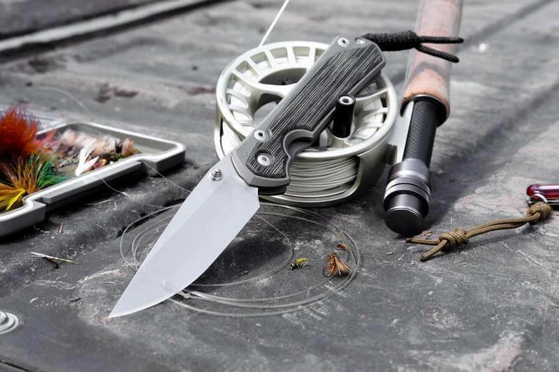 CHRIS REEVE KNIVES Chris Reeves Small Sebenza 31 Black Canvas Micarta