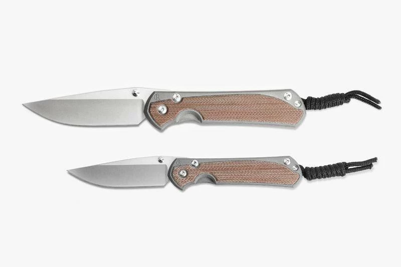 CHRIS REEVE KNIVES Chris Reeves Small Sebenza 31 Natural Canvas Micarta