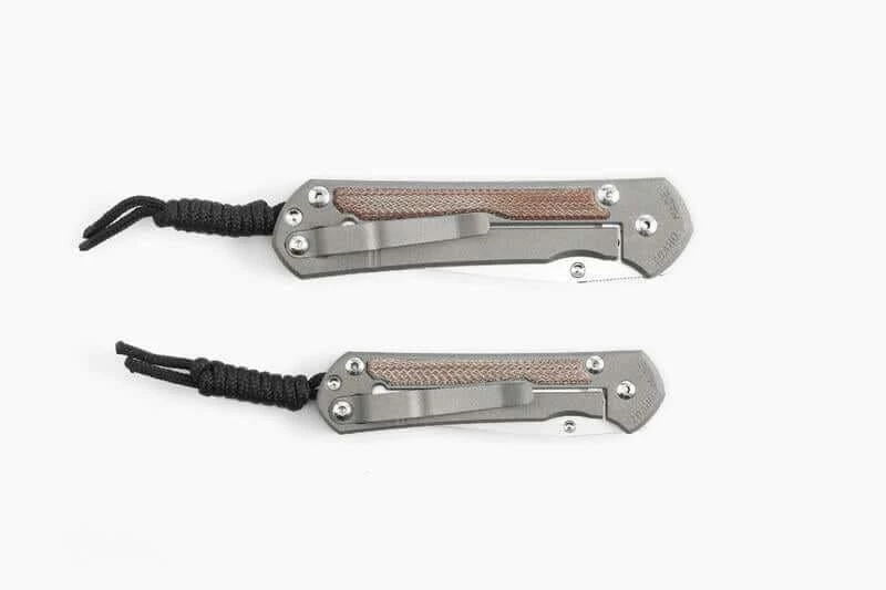 CHRIS REEVE KNIVES Chris Reeves Small Sebenza 31 Natural Canvas Micarta