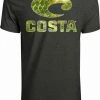 Costa Mossy Oak Coastal Mahi Short Sleeve T Shirt (Navy) Costa Sunglasses