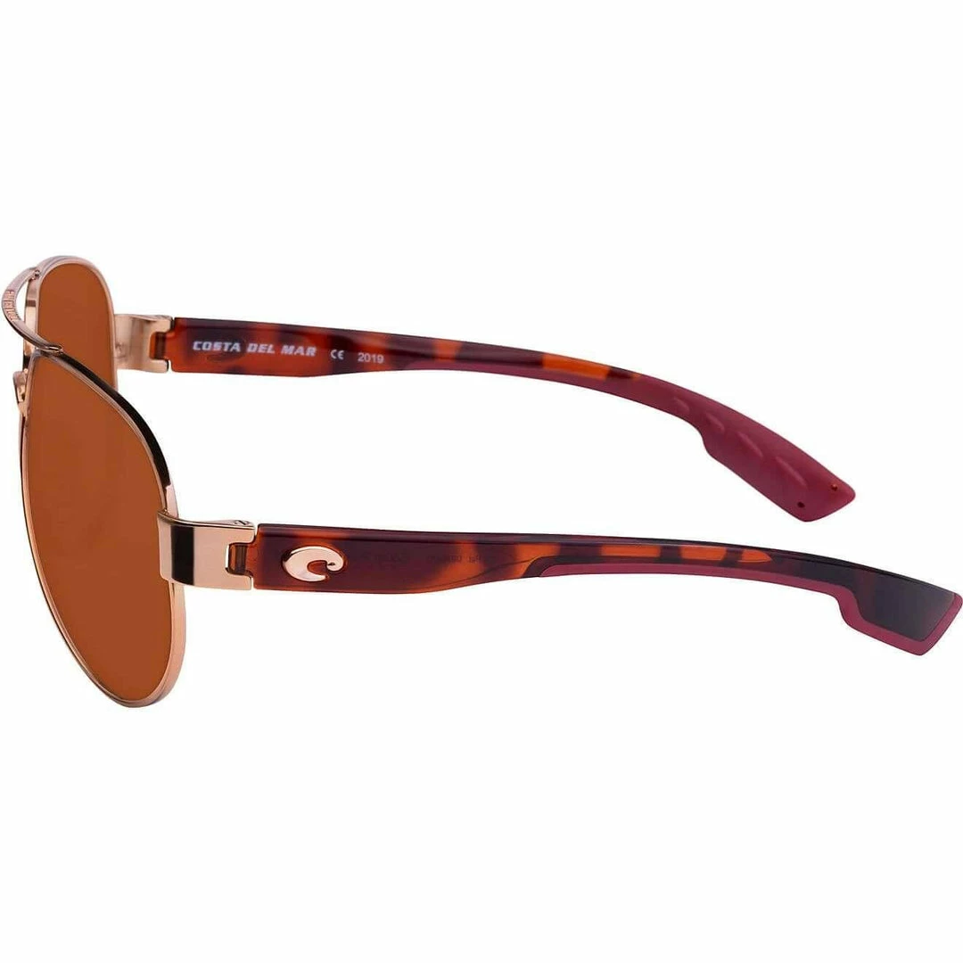 Costa South Point Shiny Blush Gold W/ Copper Sunglasses 580G