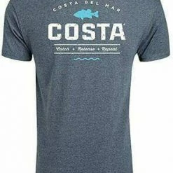 Costa Topwater Short Sleeve T Shirt (Dark Heather)