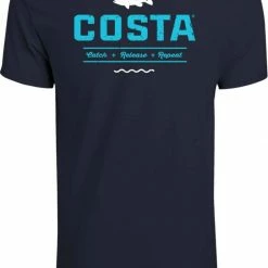 Costa Sunglasses Costa Topwater Short Sleeve T Shirt (Navy)
