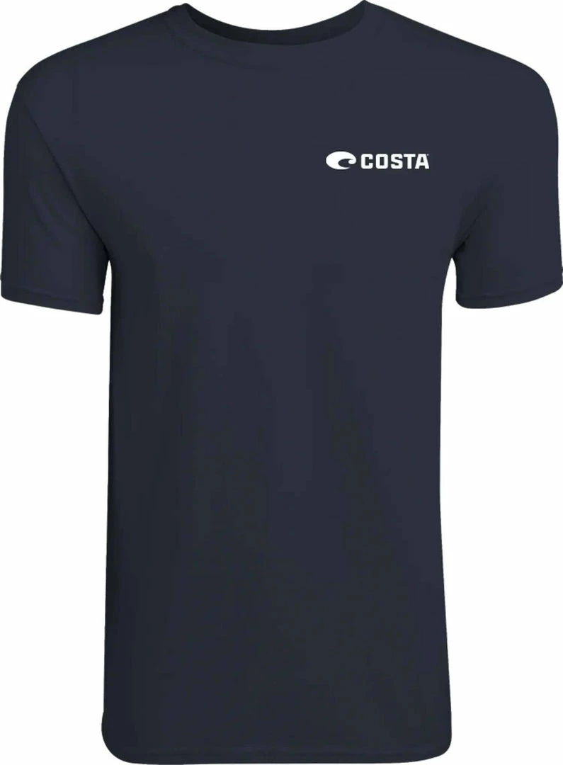 Costa Sunglasses Costa Topwater Short Sleeve T Shirt (Navy)