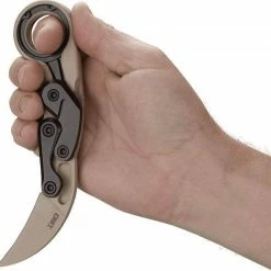 CRKT Kinematic Provoke Desert Sand Folding Karambit 2.41