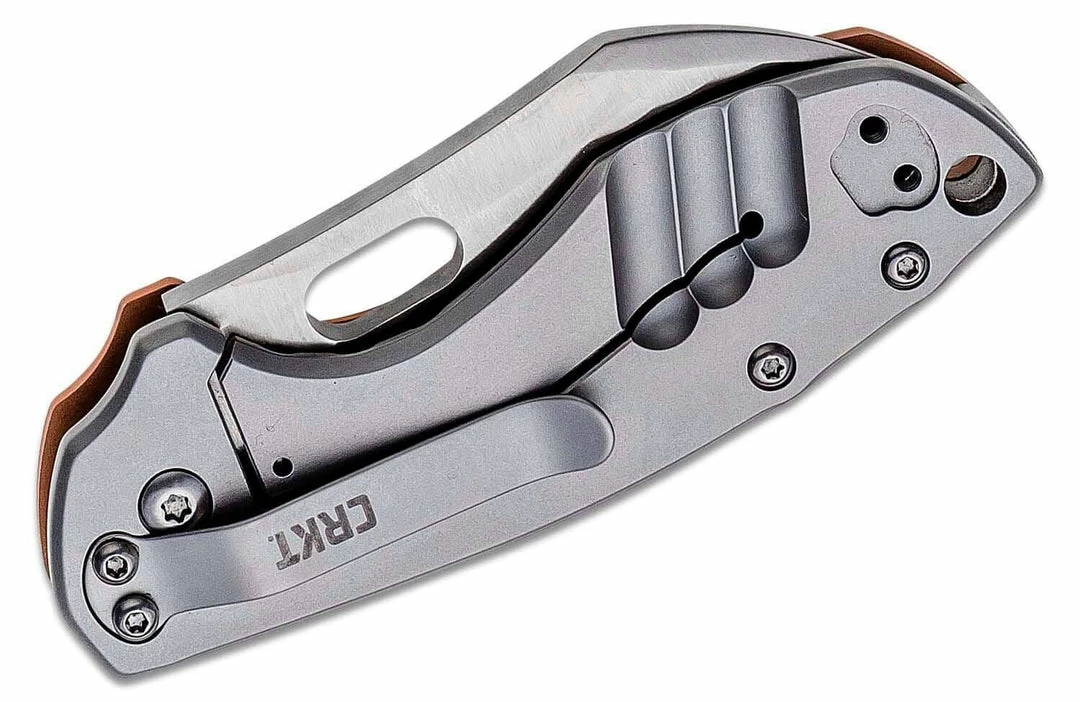 CRKT Pilar Frame Lock Knife Stainless Steel/Copper (2.4" Satin) 5311CU