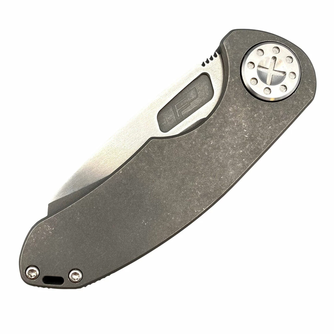 CURTISS CUSTOM KNIVES Curtiss Knives F3 Medium CTS-XHP Wharncliffe Non-Flipper Slim Folder WH/NF