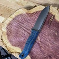 Fiddleback Forge Bushcrafter Sr. Knife W/ Curly Ash Handles