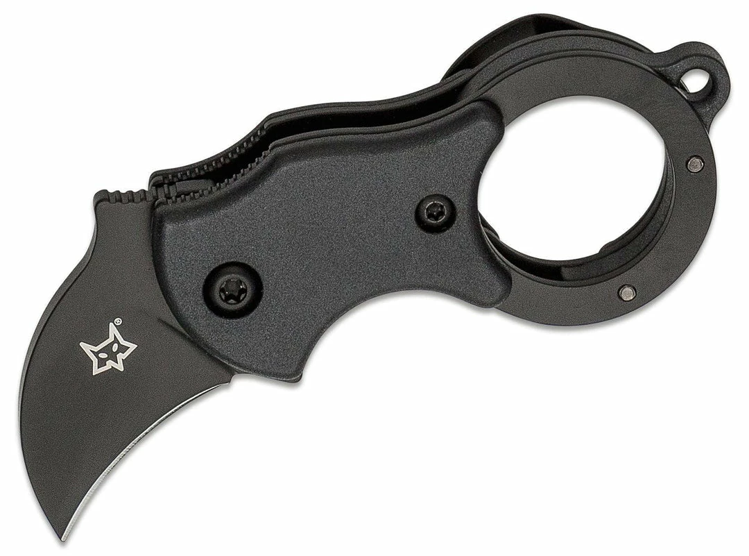 FOX KNIVES Fox 01FX325 FX-535B Mini-Ka Folding Karambit 1" Black