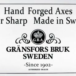 Gransfors Bruk Axe Book & Warranty Manual