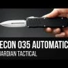 Guardian Tactical RECON-035 D/A Dagger OTF Automatic Black (3.3" SW) 93531