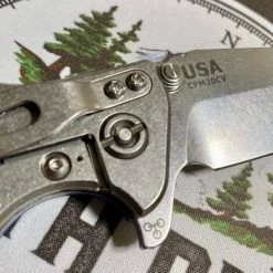 RICK HINDERER Hinderer Eklipse Harpoon Spanto Battle Blue Knife Stonewash G10