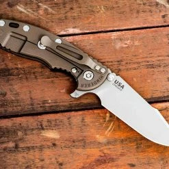 RICK HINDERER Hinderer XM-18 3.5" Skinny Harpoon Spanto Bronze Black G10