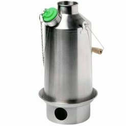 Kelly Kettle Base Camp Kettle 1.6L Stainless 50001 (Latest Model) Water Filtration
