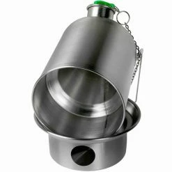Water Filtration Kelly Kettle Scout Kettle 1.2L Stainless 50113 (Latest Model)