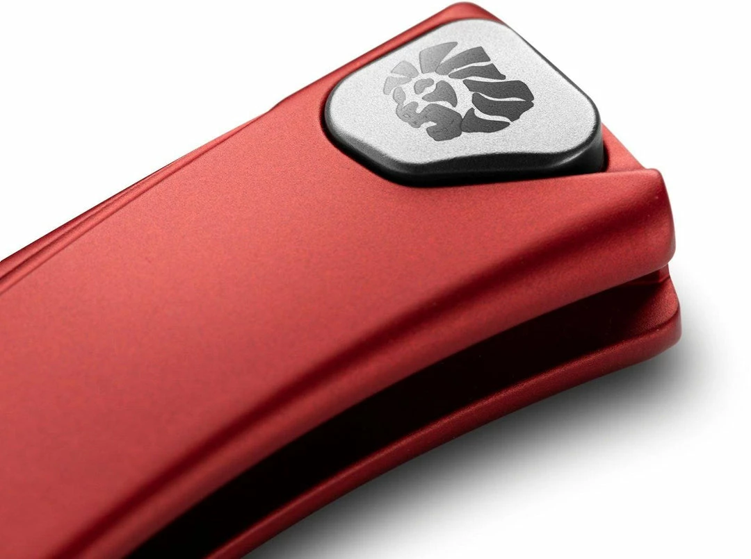 LionSteel Knives LionSteel Thrill Slipjoint Folding Knife 3.15" M390 Satin Blade, Red