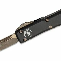 All Knife Brands Microtech 121-13AP Ultratech Auto OTF Knife 3.46" Bronze Apocalyptic, Black Handles