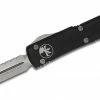 Microtech 122-12 Ultratech Auto Stonewashed Plain/Full Serrated D/E