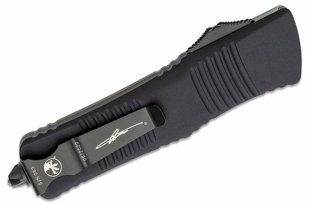 Microtech 142-1GTJGS Combat Troodon AUTO OTF 3.75" Double Edge Jade G10 All Knife Brands