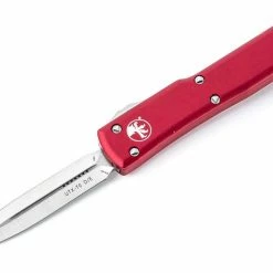 Microtech 147-4RD UTX-70 Auto OTF 2.41" Satin Red Handles All Knife Brands