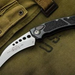 Microtech 166-10 Hawk Auto Folding Knife 3.95