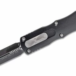 Microtech 227-1 Dirac Delta D/E - Black Handle - Black Blade