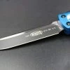 All Knife Brands Microtech 231-1BL UTX-85 S/E Blue Handle Black Blade