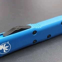 All Knife Brands Microtech 231-1BL UTX-85 S/E Blue Handle Black Blade