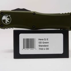 MICROTECH 702-1OD HERA D/E BLACK STD OD GREEN All Knife Brands