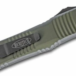 Microtech Combat Troodon Tanto OTF Auto Knife Green (3.8" Black) 144-1 OD All Knife Brands