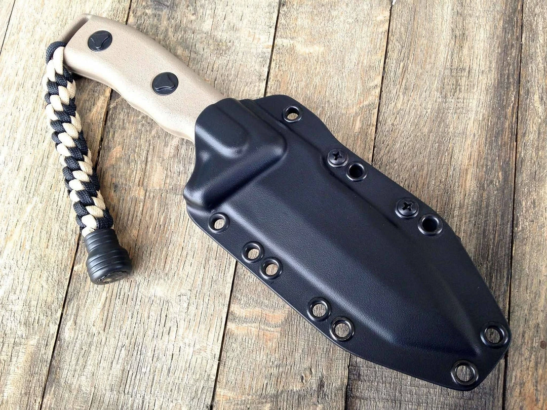 All Knife Brands Microtech Currahee Tanto Knife Fixed (4.5" Tan Plain)