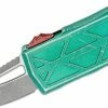 Microtech Exocet Bounty Hunter OTF AUTO Knife 1.98" Apocalyptic Tanto Blade, Green Apoc