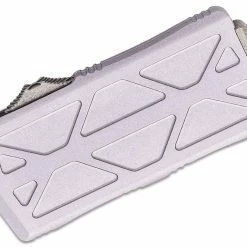 All Knife Brands Microtech Exocet - Grey Handle - Apocalyptic Blade 157-10APGY