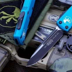 Microtech Knives UTX-85 S/E Turquoise Handle All Knife Brands